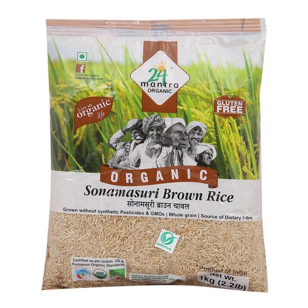 24 Mantra Organic Sona Masuri Brown Rice 1 kg