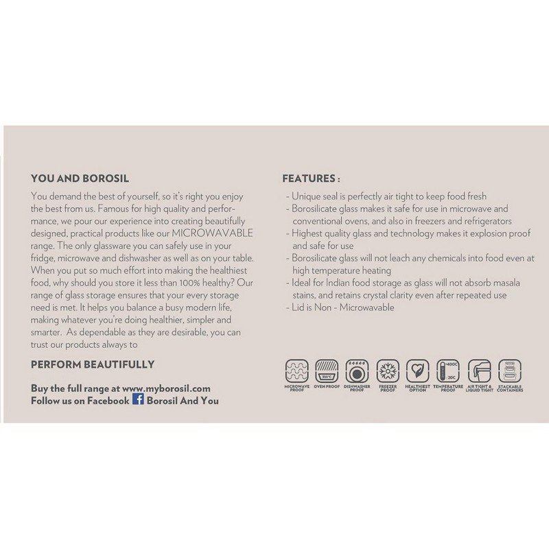 Borosil Round Klip And Store 3 N - Image 2