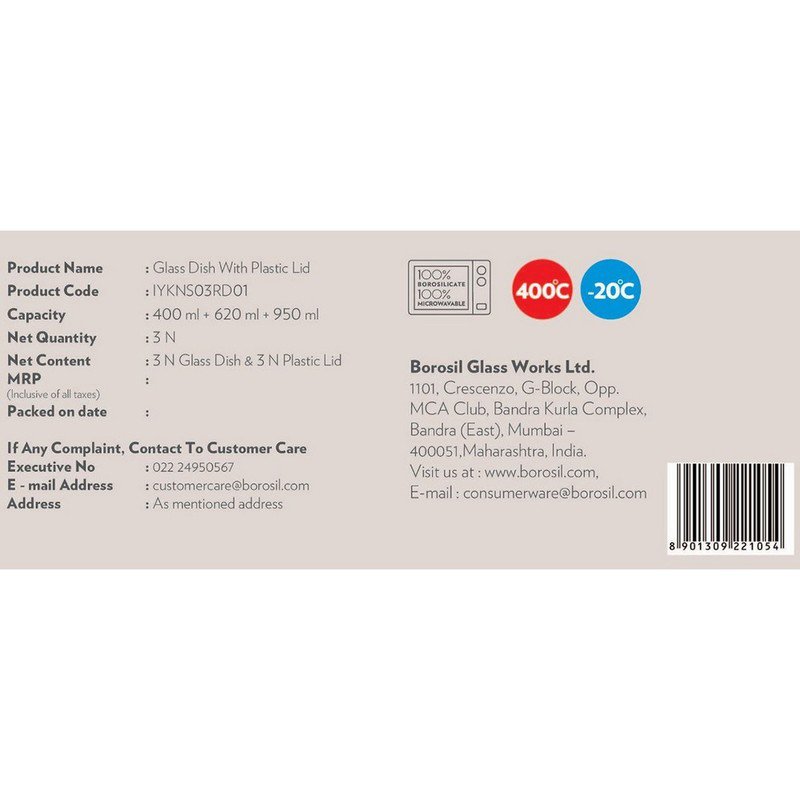 Borosil Round Klip And Store 3 N - Image 3