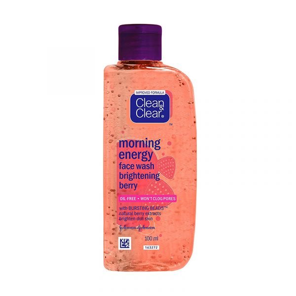 Clean & Clear Morning Energy Brightening Berry Face Wash 100 ml