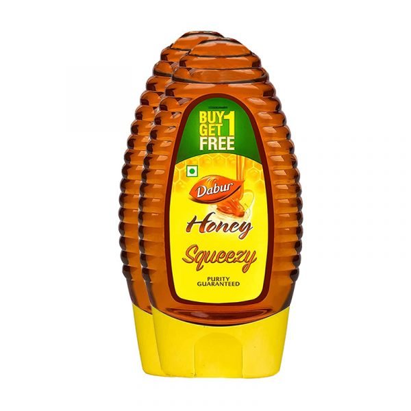 Dabur Honey Squeezy pack 225 gm ( Buy 1 Get 1 Free)