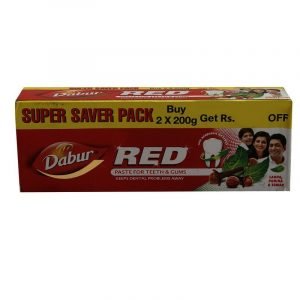 Dabur Red Toothpaste 200 + 200 g