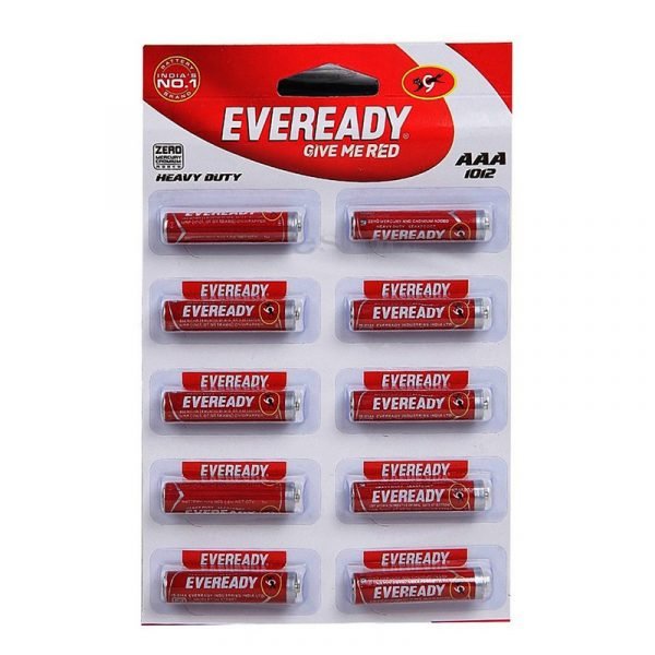 Eveready Red 1012 AAA Cell Battery 10 N