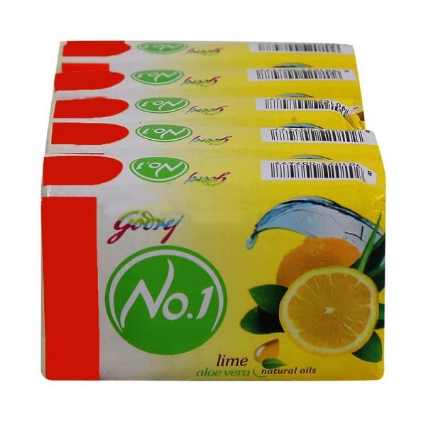 Godrej No.1 Lime & Aloe Vera Soap 4 N (100 g Each)