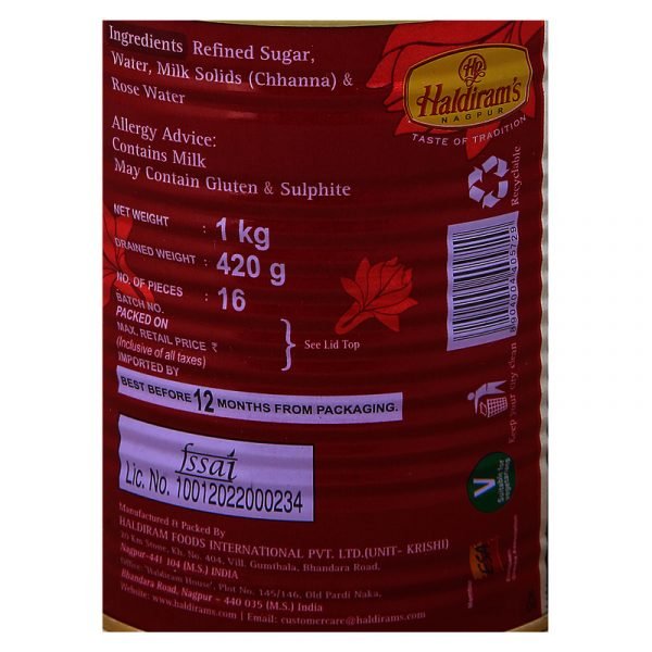 Haldiram's Rasgulla 1 kg - Image 3