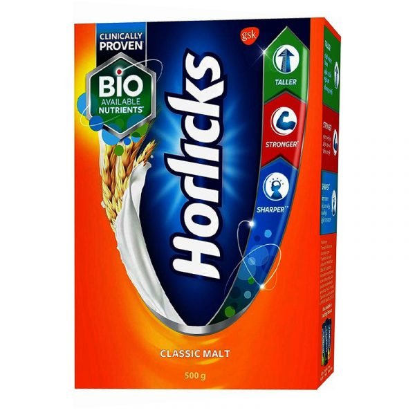 Horlicks Health Drink Standard, Refill, 500 g