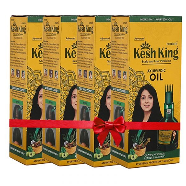 Kesh King Ayurvedic Hair Oil 4 N (100 ml Each)