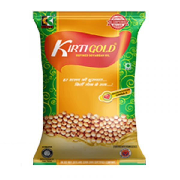 Kirti Soya Oil Pouch, 1 L