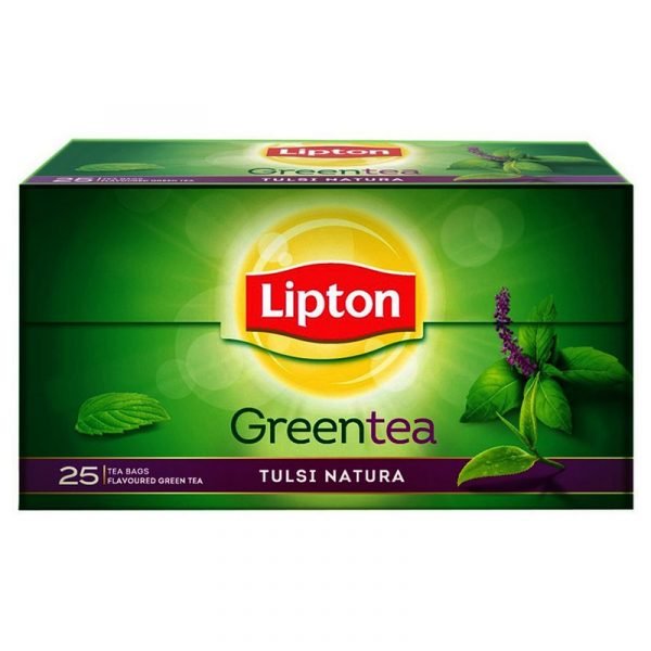 Lipton Tulsi Natura Green Tea Bags Sachet, 25 N