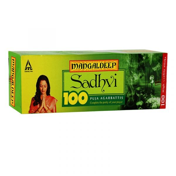 Mangaldeep Agarbatti Sadhvi, 100 Sticks, 1 N
