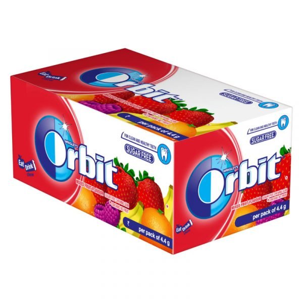 Orbit Chewing Gum Fruit, 32 N (Rs. 5 Each)
