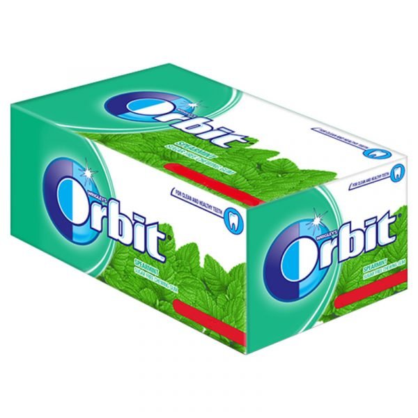 Orbit Chewing Gum Spearmint, 32 N (Rs. 5 Each)