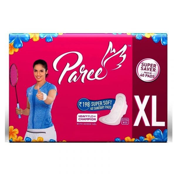 Paree Sanitary Napkin Super Soft, XL Wings, 40 N