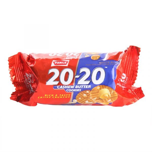 Parle 20-20 Cashew Cookies 12 N (45 g Each)