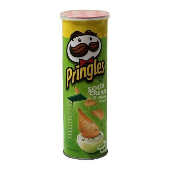 Pringles Cream N Onion Chips 107 g
