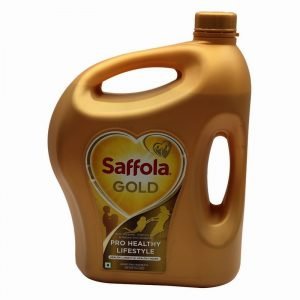 Saffola Gold, Pro Healthy Lifestyle Edible Oil, Jar, 5 L