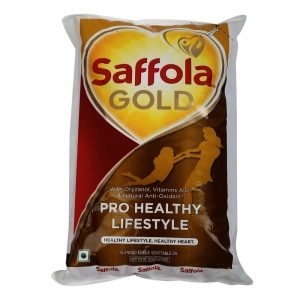 Saffola Gold, Pro Healthy Lifestyle Edible Oil – 1 L Pouch