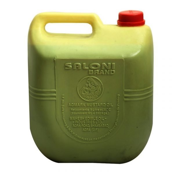 Saloni Mustard Oil Jar, 5 L - Image 2