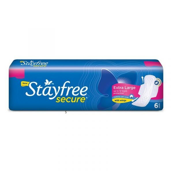 Stayfree Secure Cottony Soft Sanitary Napkin 6 N