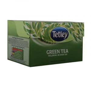 Tetley Green Tea Bag Regular Sachet, 25 N