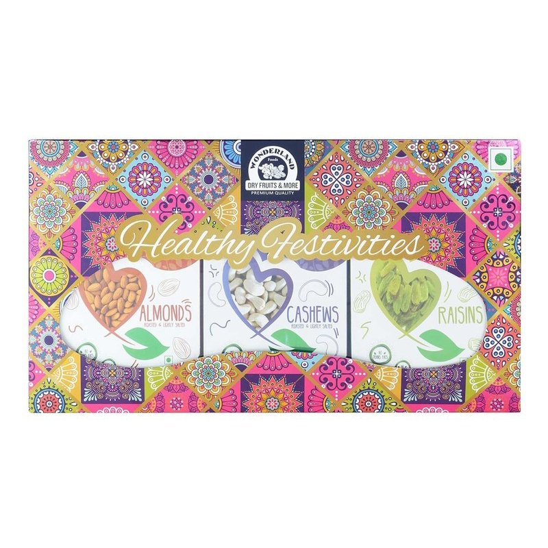 Wonderland Festive Fiesta Dry Fruit Gift Pack, 300 g